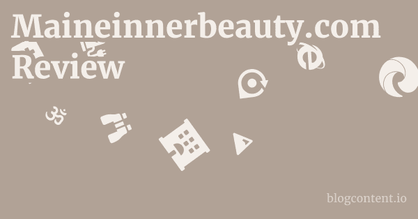 Maineinnerbeauty.com Review 1 by Partners