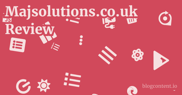 Majsolutions.co.uk Review 1 by Partners