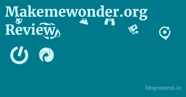 Makemewonder.org Review 1 by Partners