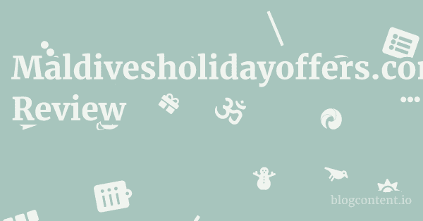 Maldivesholidayoffers.com Review 1 by Partners