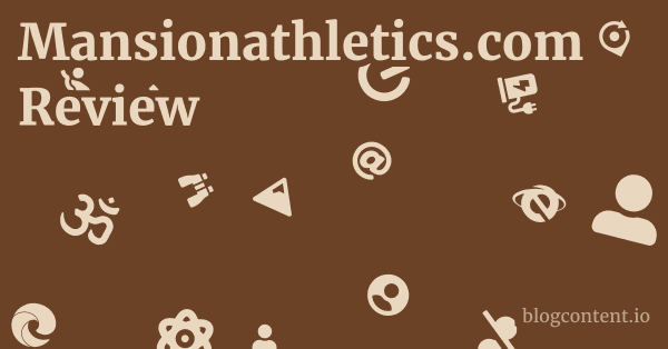 Mansionathletics.com Review 1 by Partners