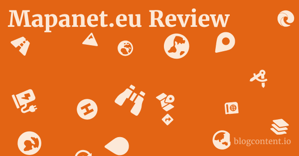 Mapanet.eu Review 1 by Partners