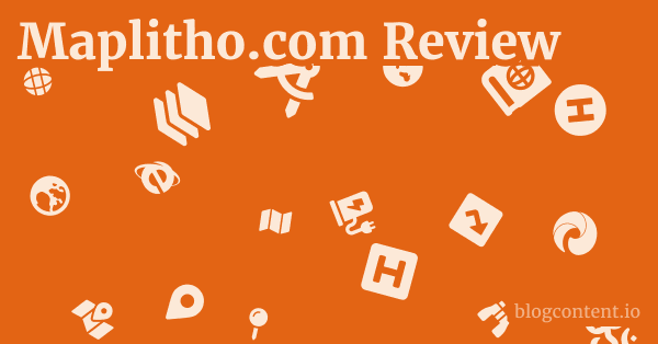 Maplitho.com Review 1 by Partners