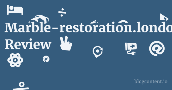 Marble-restoration.london Review 1 by Partners
