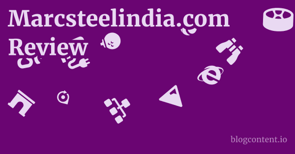 Marcsteelindia.com Review 1 by Partners