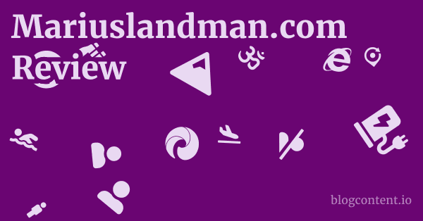 Mariuslandman.com Review 1 by Partners