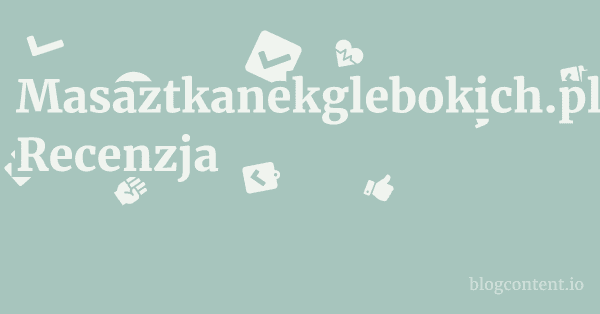 Masaztkanekglebokich.pl Recenzja 1 by Partners