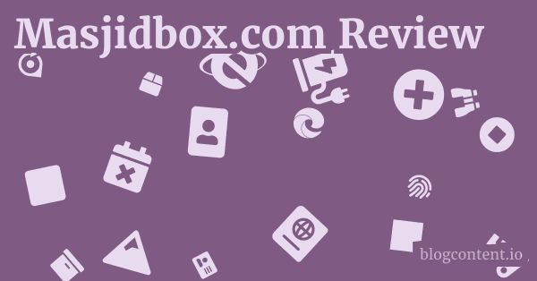 Masjidbox.com Review 1 by Partners