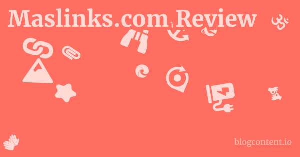 Maslinks.com Review 1 by Partners