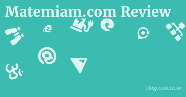 Matemiam.com Review 1 by Partners