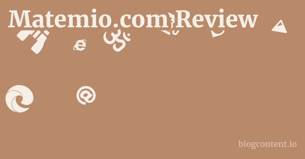 Matemio.com Review 1 by Partners