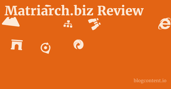 Matriarch.biz Review 1 by Partners