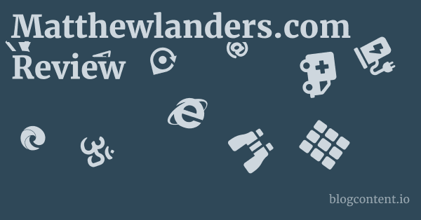 Matthewlanders.com Review 1 by Partners