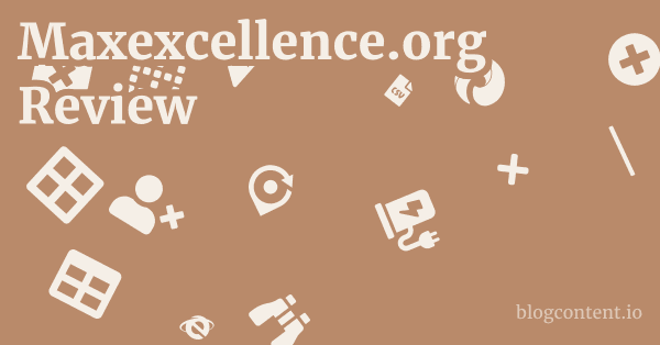 Maxexcellence.org Review 1 by Partners