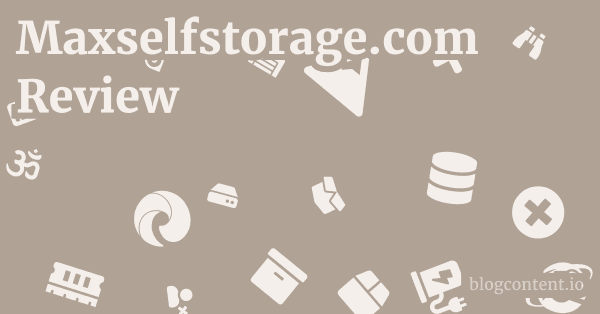 Maxselfstorage.com Review 1 by Partners