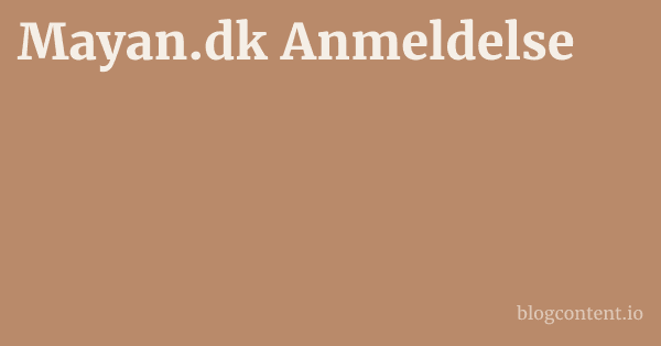 Mayan.dk Anmeldelse 1 by Partners