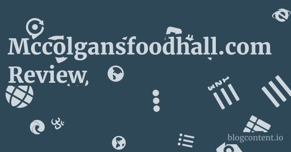 Mccolgansfoodhall.com Review 1 by Partners