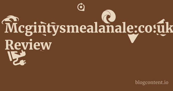 Mcgintysmealanale.co.uk Review 1 by Partners