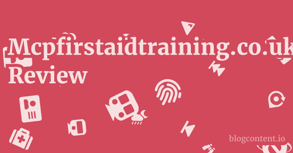 Mcpfirstaidtraining.co.uk Review 1 by Partners
