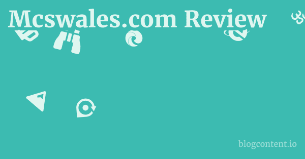 Mcswales.com Review 1 by Partners