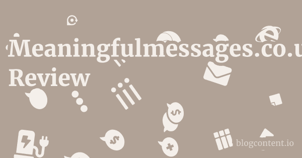 Meaningfulmessages.co.uk Review 1 by Partners