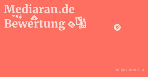 Mediaran.de Bewertung 1 by Partners