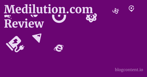 Medilution.com Review 1 by Partners