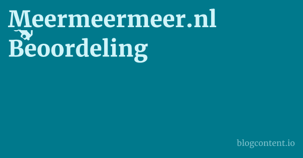 Meermeermeer.nl Beoordeling 1 by Partners