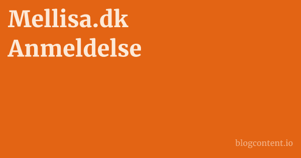 Mellisa.dk Anmeldelse 1 by Partners