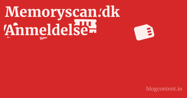 Memoryscan.dk Anmeldelse 1 by Partners