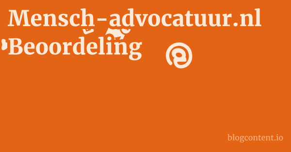 Mensch-advocatuur.nl Beoordeling 1 by Partners