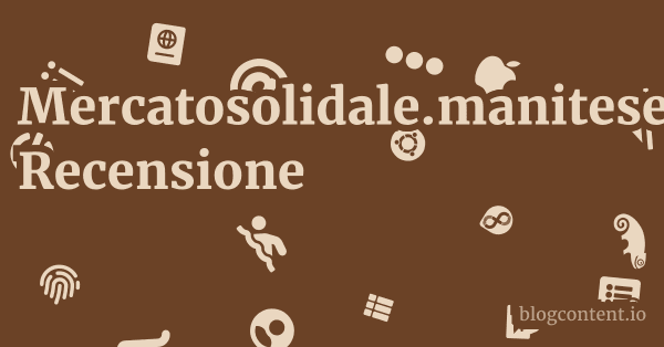 Mercatosolidale.manitese.it Recensione 1 by Partners