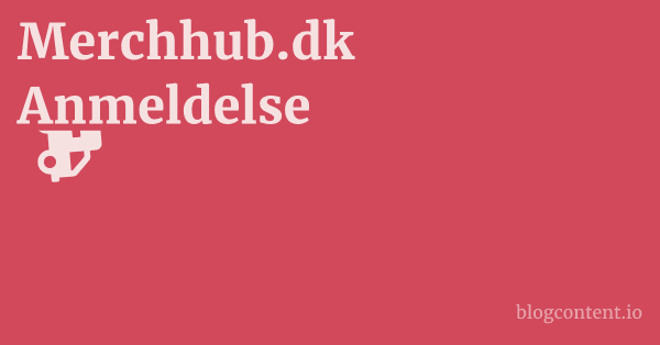 Merchhub.dk Anmeldelse 1 by Partners