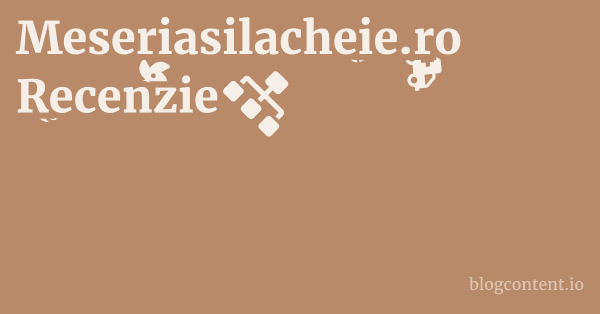 Meseriasilacheie.ro Recenzie 1 by Partners