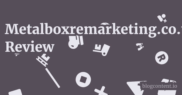 Metalboxremarketing.co.uk Review 1 by Partners