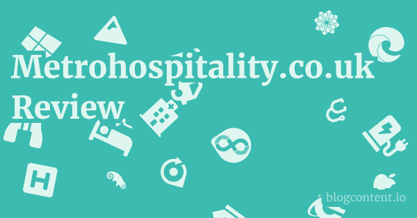 Metrohospitality.co.uk Review 1 by Partners