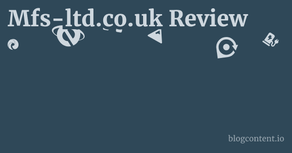 Mfs-ltd.co.uk Review 1 by Partners