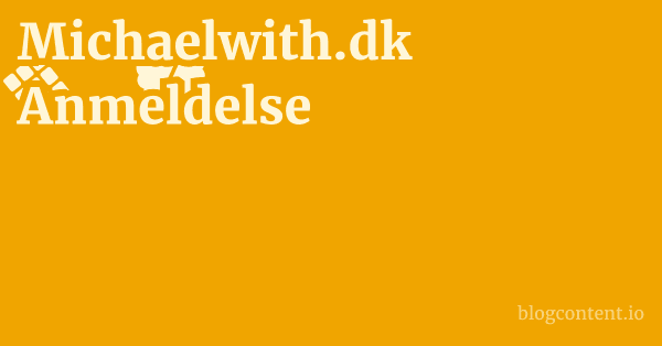 Michaelwith.dk Anmeldelse 1 by Partners