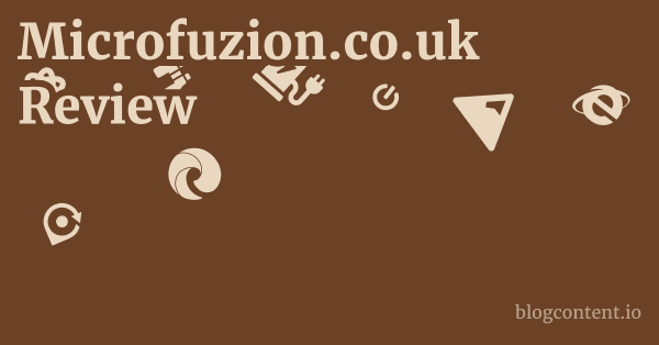 Microfuzion.co.uk Review 1 by Partners