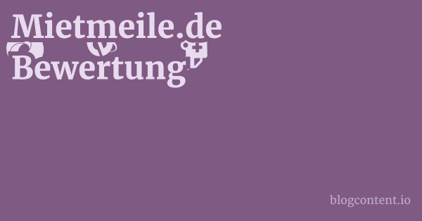 Mietmeile.de Bewertung 1 by Partners