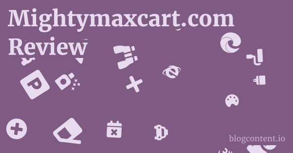 Mightymaxcart.com Review 1 by Partners