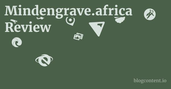 Mindengrave.africa Review 1 by Partners