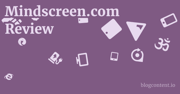 Mindscreen.com Review 1 by Partners
