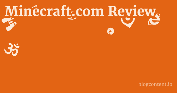 Minecraft.com Review 1 by Partners
