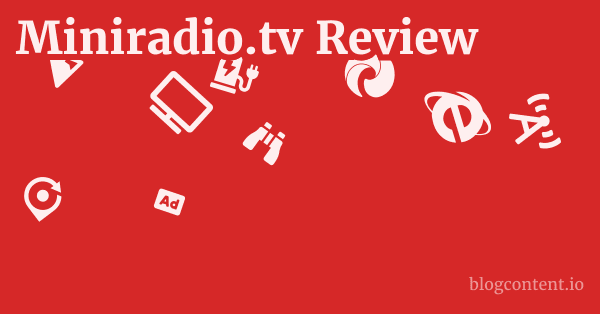 Miniradio.tv Review 1 by Partners