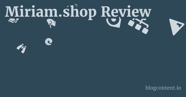 Miriam.shop Review 1 by Partners