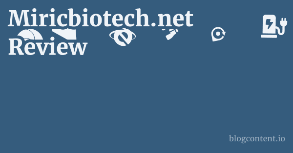 Miricbiotech.net Review