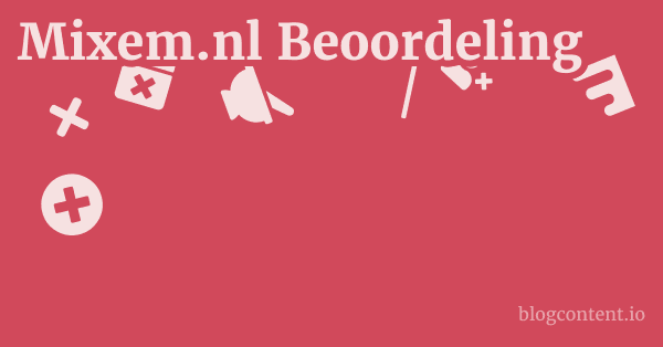 Mixem.nl Beoordeling 1 by Partners