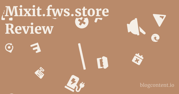 Mixit.fws.store Review 1 by Partners