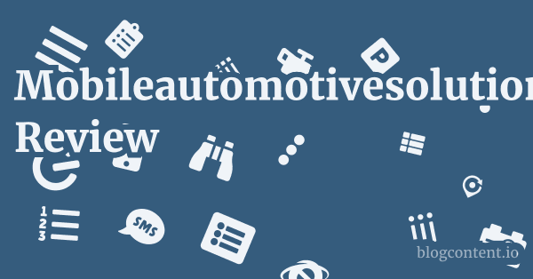 Mobileautomotivesolutions.co.uk Review 1 by Partners